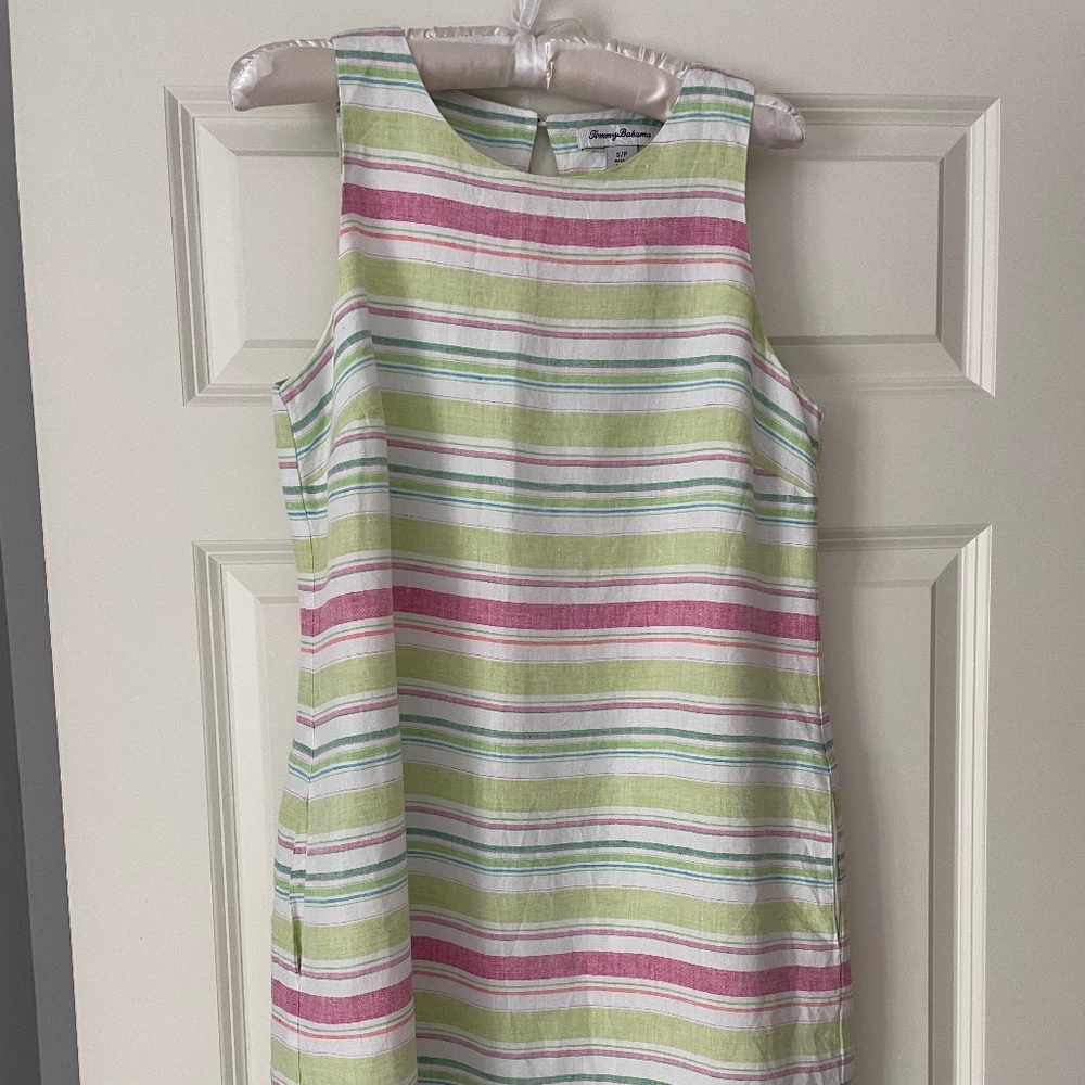 Tommy Bahama 100% Linen Shift, Fully Lined, Size Small